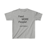 "Feed MORE People" kid's tee