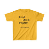 "Feed MORE People" kid's tee